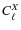 $C^X_\ell$