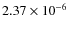 $2.37\times 10^{-6}$