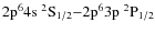 ${\rm 2p^64s~^2S_{1/2}} {-} {\rm 2p^63p~^2P_{1/2}}$