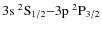${\rm 3s~^2S_{1/2}} {-} {\rm 3p~^2P_{3/2}}$