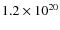 $1.2\times 10^{20}$