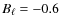 $B_{\ell} = -0.6$