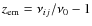 ${z_{\rm em}}=\nu_{ij}/\nu_0-1$