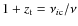 $1+z_{\rm t}=\nu_{i{\rm c}}/\nu$