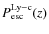 $P^{\rm Ly-c}_{\rm esc}(z)$