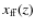 $x_{\rm ff}(z)$