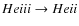 $He {\sc iii}\rightarrow
He {\sc ii}$