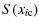 $\displaystyle %
S({x_{i\rm c}})$