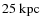 $25~\rm {kpc}$