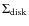 $\Sigma_{\rm {disk}}$