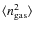 $\langle n_{\rm gas}^2\rangle$