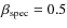 $\beta_{\rm spec}=0.5$
