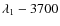 $\lambda_1-3700$