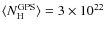 $\langle N_{\rm H}^{{\rm GPS}} \rangle = 3 \times 10^{22}$