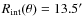 $R_{\rm int}(\theta)=13.5'$