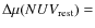 $\Delta\mu(NUV_{\rm rest})=$