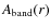 $A_{\rm band}(r)$