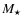 $M_{\star }$