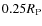 $0.25 R_{\rm P}$