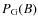 $P_{\rm G}(B)$