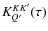 $K^{KK'}_{Q'}(\tau)$