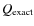 $Q_{\rm exact}$