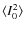 $\langle I_0^2\rangle$