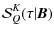 $\displaystyle {\mathcal S}^K_Q(\tau\vert{\bm B})$
