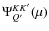 $\Psi^{KK'}_{Q'}(\mu)$
