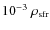 $10^{-3}~\rho_{\rm{sfr}}$