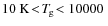 $10~{\rm
K}\!<\!T_{\hspace*{-0.2ex}\rm g}\!<10000~$