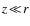 $z\!\ll\!r$