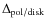 $\Delta _{\rm pol/disk}$