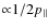 ${\propto}1/2 p_\parallel$