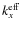 $k_{x}^{\rm eff}$