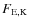 $F_{\rm E,K}$