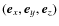 $({\vec e}_{x},{\vec e}_{y},{\vec e}_{z})$