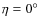 $\eta=0^\circ$
