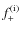 $f_+^{\rm (i)}$