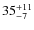 $ 35^{+\rm 11}_{- 7}$