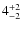 $ 4^{+\rm 2}_{- 2}$