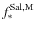 $f_{*}^{{\rm Sal,M}}$