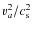 $v_a^2/c_{\rm s}^2$