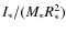 $I_\ast/(M_\ast R_\ast^2)$