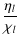 $\displaystyle \frac{\eta_l}{\chi_l}$