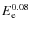 $E_{\rm e}^{0.08}$