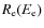 $R_{\rm e}(E_{\rm e})$