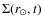 $\Sigma(r_{\odot},t)$