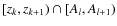 $[z_k, z_{k+1}) \cap [A_l, A_{l+1})$