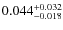 $\rm0.044^{+0.032}_{-0.018}$